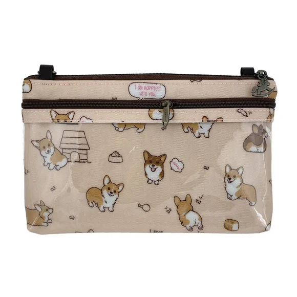 Waterproof Corgi Crossbody Shoulder Phone Purse - Picture 2 of 11